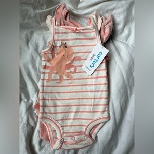 🧸Carter’s Summer 5 pack onesie set